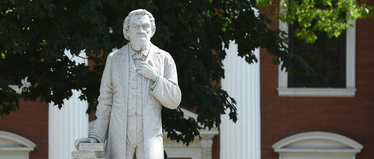 John Buchtel statue